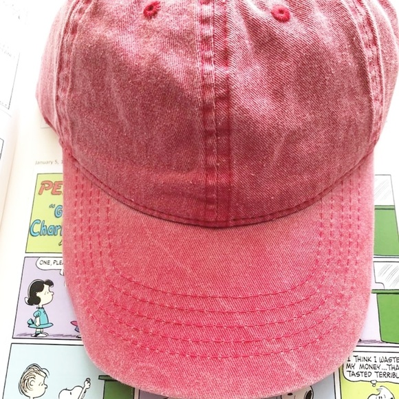 Alquimia Accessories - NEW 3 FOR 35 WASHED RED DENIM BASEBALL HAT